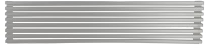 94512 Grille de ventilation pour réfrigérateur et four 8 lames Inox