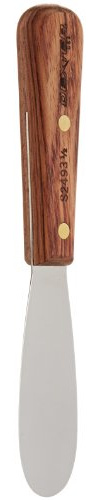 Dexter-Russell 18100 Traditional Sandwich Spreader, 3.5 High-Carbon Stainless Steel Rounded Blade with Rosewood Handle, Precision Kitchen Spreader for Smooth, Even Spreading, PCP Packaging