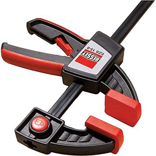 BESSEY EZ Series 12 in. One-Handed Trigger Spreading Clamp EZ30-6 - Fast Acting One Hand Woodworking Clamps for Wood Working, Carpentry, Home Improvement, DIY, Construction Projects