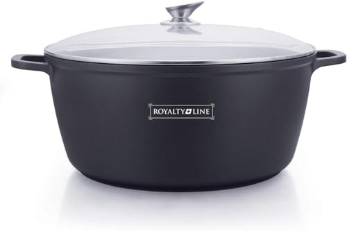Casseroles avec revêtement en pierre et couvercle 44cm