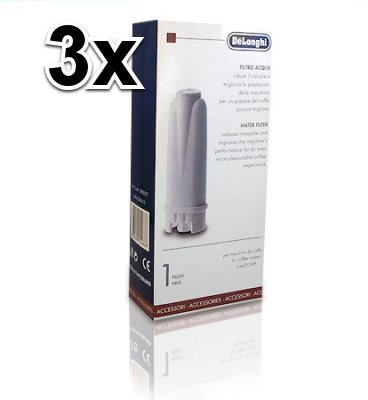 3x DeLonghi DLS C002 Wasserfilter für ESAM, ECAM, BCO EC Kaffeevollautomaten