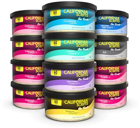 California Car Scents Lufterfrischer 12er-Pack, Cherry