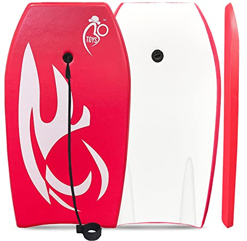 Bo-Toys Body Board Lightweight with EPS Core (RED, 33-INCH)