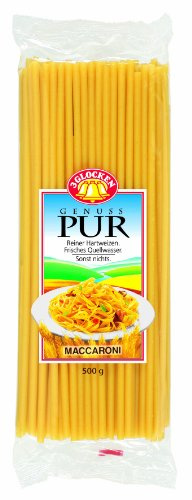 Drei Glocken 3 Glocken Genuss Pur Maccaroni, 16er Pack (16 x 500 g Beutel)