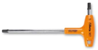 Beta 96T/S5P - Sechskant-stiftschlüsselsatz mit kunststoff-T-Griff, 5 teilig