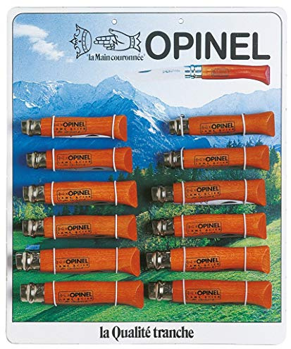 Tabla de 12 Cuchillos Carbono T085