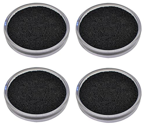 4 Stück Steinbach Klavieruntersetzer schalldämmend Iso-Floor, transparent stabil Bodenschoner Gleiter Möbeluntersetzer mit spezieller ISO-Floor Einlage