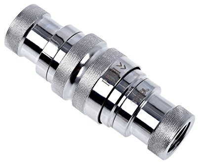 Alphacool 17281 Eiszapfen Schnellverschlusskupplungsset G1/4 IG - Chrome Wasserkühlung Anschlüsse