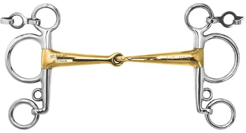 Stübben Gebiss 2246 Pelham Sweet-Kupfer - 12,5 cm - 16 mm - Sweet Copper