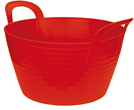 Kerbl Trog FlexBag (Gewicht: 680 g, Inhalt: 28 l. rot, Zwei Griffe, universell einsetzbar, robust) 323535