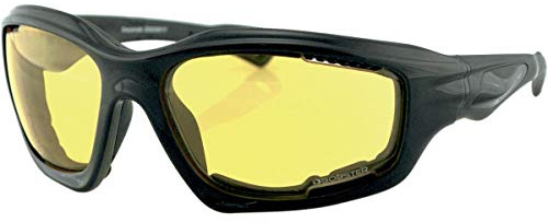 Bobster DESPERADO SUNGLASSES ANTI FOG Motorrad Brille, Schwarz/Gelb