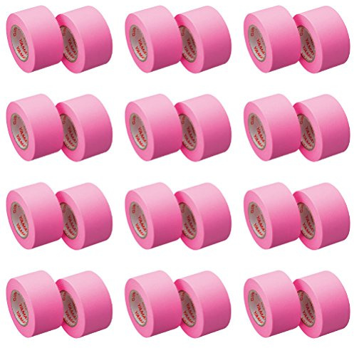 Yamato WR-25H-RO-12PR Sticky Notes, Roll Tape, Refill, 2 Rolls, Set of 12, Rose