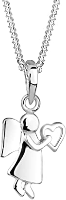 Elli Halskette Damen Engel Herz Talisman in 925 Sterling Silber