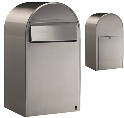 Bobi Grande B Briefkasten Edelstahl (V2A) Zaunbriefkasten
