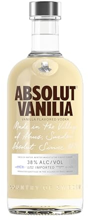 ABSOLUT VODKA Vanille Vodka aromatisée - 38%, 70cl