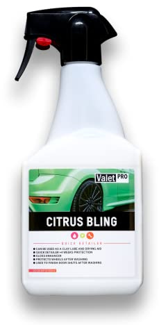 ValetPRO Citrus Bling Quick Detailer, Trocknungshilfe, Glanzverstärker 500ml Sprühflasche