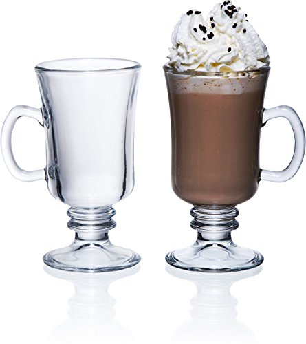 Genware NEV-CG-08 Irish Coffee Glass, 23 cl/8 oz. (Pack of 6)