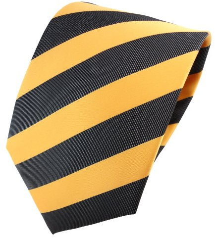 TigerTie Designer Krawatte in gestreift gemustert - Binderbreite 8 cm