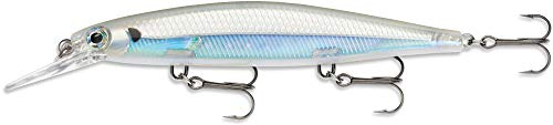 Rapala - Shadow Rap Deep Angelköder - Angelzubehör für Süßwasser - Reaktiver und Aggressiver Kunstköder - Lauftiefe 1.2-2.4m - Fischköder 11cm, 13g - Hergestellt in Estland - Albino Shiner
