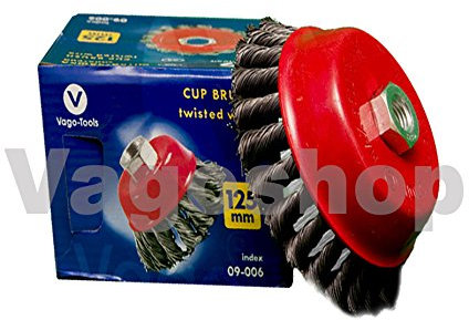 1 x Cepillo 125 Mm, M14 – Cepillo alambre trenzado
