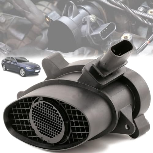 Twowinds - Caudalímetro 0928400529 Compatible con BMW E46 E53 E60 E61 E65 E66 E67 E90 E91 E92 E93 E87 E83 X5 X6 X3 - 13627788744 - 71822104 - 70640146 - Medidor Masa Aire - Flujometro