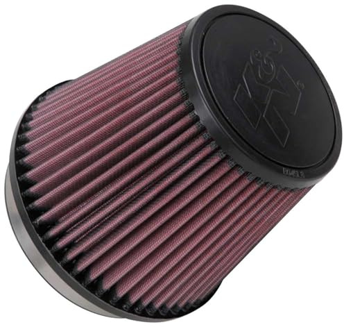 K&N RU-5147 KFZ und Motorrad Gummi Universalluftfilter | 127mm Flansch, 165mm Untendurchmesser, 114mm Obendurchmesser, 140mm Höhe (RU-5147)