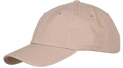 Stetson Rector Baseballcap mit UV-Schutz aus Baumwolle - Taupe (41) - One Size