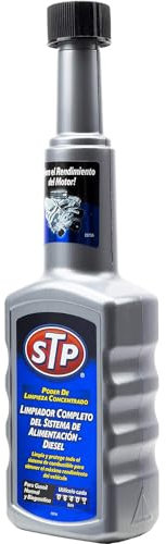 STP Limpiador Completo del Sistema de Alimentación Diésel, Elimina Depósitos en Inyectores y Válvulas, Reduce Arranques Difíciles y Emisiones, Ahorra Combustible y Restablece Potencia, 200ml
