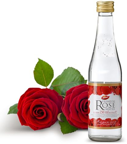 Dabur Premium Red Rose Water - 250 ml | 100% Natural Face Toner | Extract of Special Hand Picked Roses | Nourishing & Hydrating Components