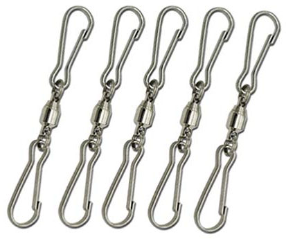 Supvox Wirbel Haken für Hängepflanzen Wind Spinner Windspiele Kristall Twisters Blumentöpfe Vogelhäuschen Outdoor Ornament Haken 5pcs