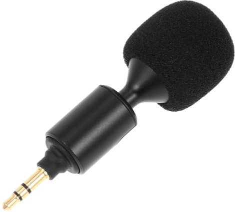 HOMOBABE Micrófono Flexible De Grabación y Transmisión para Computadora y Teléfono Móvil, Multifuncional para Streaming y Llamadas, Tamaño Compacto, Color Negro