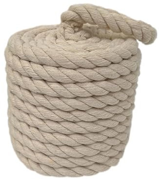 Decorative Door Stop - Rope Knot Cotton Door Blocker, Heavy Weighted Door Wedge | Stylish Door Stopper Keeps Doors Open, Prevents Slamming for Home Bedroom Decor, Low Cost Accessory