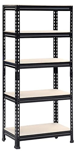 Oypla 750kg Heavy Duty 5 Tier Metal Storage Garage Shelving Racking