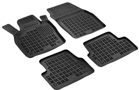 AZUGA 3D Gummi Fußmatten für Seat Arona/Ibiza ab 6/2017/für Skoda Fabia IV | für VW Taigo. rutschfest, wasserdicht, passgenau, TPE Gummimatten, hoher Rand Automatten, AZ10300339