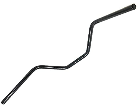 Motorbike Handlebars Extra Long 840mm wide Black Project Custom Motorcycles Scrambler chopper bobber 22mm 7/8 diam. with 5 Rise