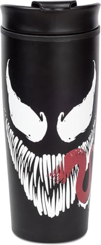 Pyramid MTM25359 Venom (Face) Metal Travel Mug, Black