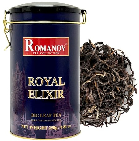 Romanov Tea | Royal Elixir | Big Leaf | Pure Ceylon Black Tea | 250 g (1)