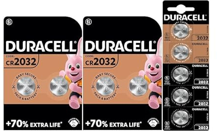 Duracell 9X CR 2032 (1 Blíster de 5 Pilas + 2 Blíster de 2 Pilas) 9 Pilas (DL/CR2032)