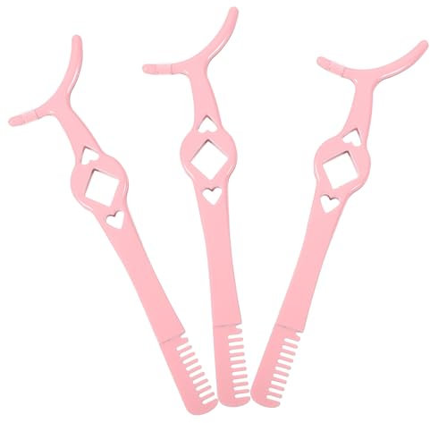 minkissy 3stücke Teiliges Wimpernzangen Mit Kamm Multifunktionales Werkzeug Für Wimpernverlängerung Und Curling Für Make-up- Und Beauty-enthusiasten