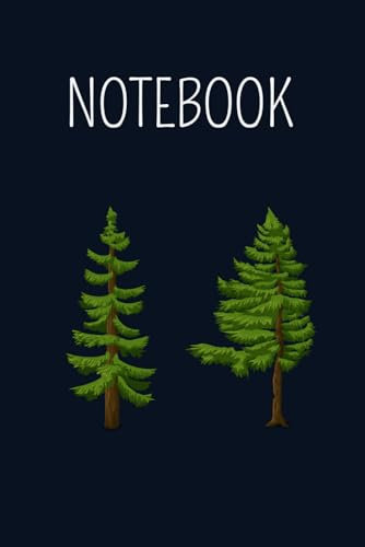 Redwood Trees Notebook: Lined Journal 6 x 9 Inches With 110 Pages,for Writing Down Notes.