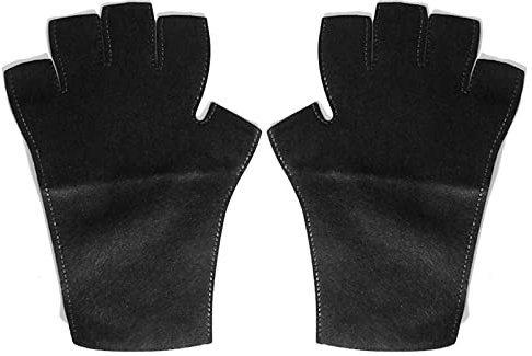Guantes de manicura de gel, guantes anti UV, para lámpara de uñas, secador de rayos UV, guantes sin dedos, elásticos, para protección, guantes anti UV, guantes para uñas, lámpara de uñas de gel para
