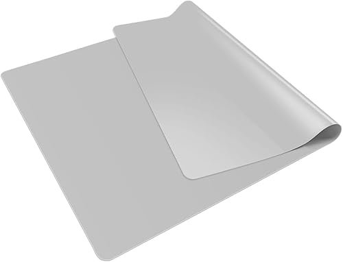 Gentpovth Alfombrilla de silicona grande 70 x 50 cm (gris)