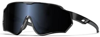BEACOOL Lunette de Cyclisme polarisées homme femme Lunette de soleil pour Velo Cyclisme Moto Conduite Baseball Alpinisme Running Pêche
