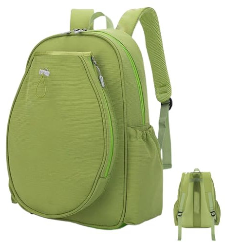 Badminton-Schlägertasche – Schläger-Sportrucksack, Badminton-Rucksack | Großer Schlägerrucksack, ideal für Tennis, Squash, Badminton, mehrere Fächer für Zubehör, Co