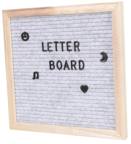Ciieeo Filzschild-reißzweckenhalter Dekorative Buchstabentafel für Jungen und Mädchen Kreidetafel für Klassenzimmer und Büro