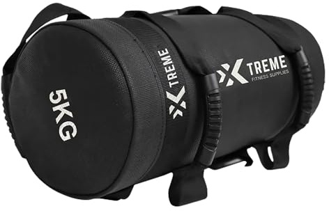 Xtreme Fitness Power Bag 5 kg, Robuster PVC Gewichtssack mit Griffen, Vielseitiger Sandbag für funktionelles Training, CrossFit, Hyrox Workouts, Kraft & Ausdauer