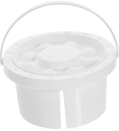 Veemoon Palette Box and Pen Washer Bucket Reusable Paint Brush Cleaner Brush Washer for Household and School Use for Daily Use