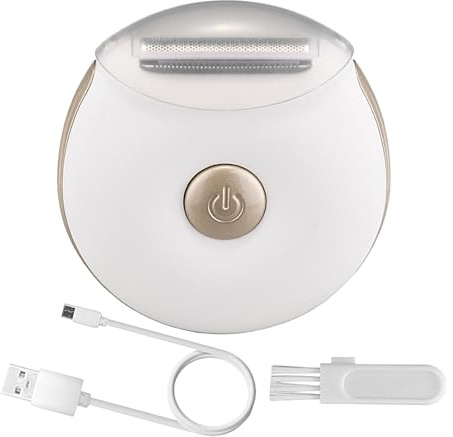 Depilatore Elettrico Corpo Donna - Depilatore Elettrico Ricaricabile per Corpo Femminile,Strumento Cordless per Depilazione Secca e Bagnata Pelle Sensibile Gambe Ascelle e Zone Delicate