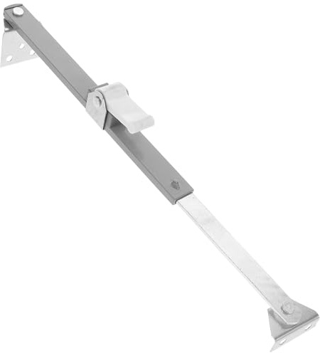FUTUREORYY Limitador de Ventana Abatible de Acero Inoxidable Cierre Ajustable Telescópico para Seguridad y Protección contra Vuelcos Herraje Resistente para Ventanas y Puertas Kit Anticaída