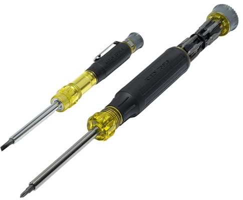 Klein Tools 80209 Precision Multi Bit Screwdriver Set 31 Pieces Padded Handle Bits for Apple Product Repair Phillips Slotted Hex Torx for Electronic Repair